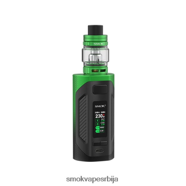 SMOK Rigel комплет црно зелено SMOK vape logo 0J6B02306